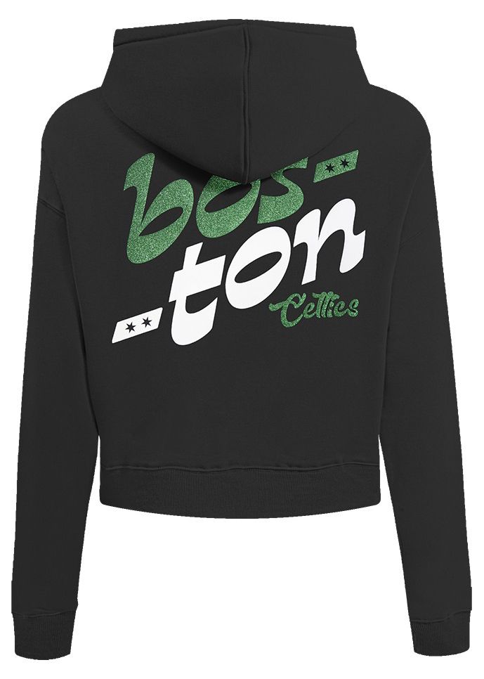 Pro Standard Women's Boston Celtics Black Wordplay Full-Zip Hoodie product image