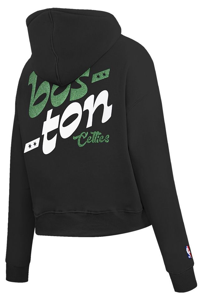 Pro Standard Women's Boston Celtics Black Wordplay Full-Zip Hoodie product image