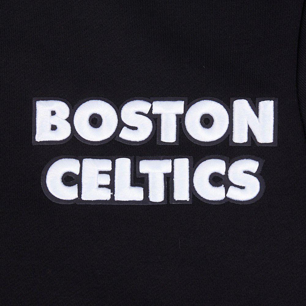 Pro Standard Women's Boston Celtics Black Wordplay Full-Zip Hoodie product image