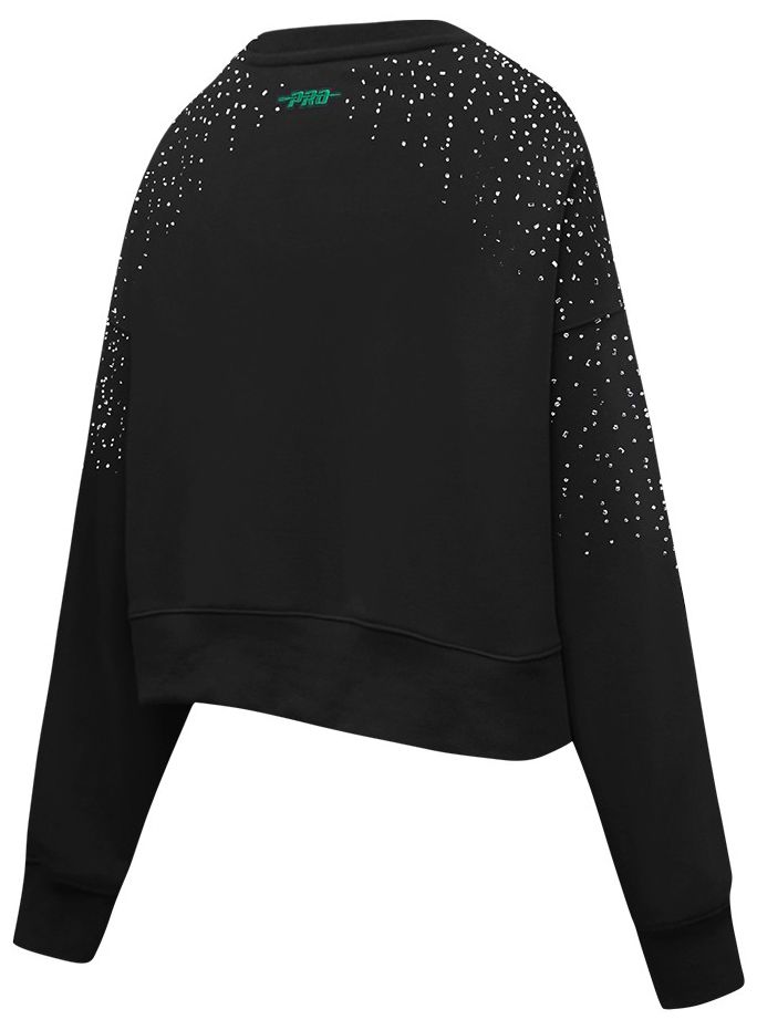 Pro Standard Women's Boston Celtics Black Legacy Fleece Crewneck Sweatshirt product image