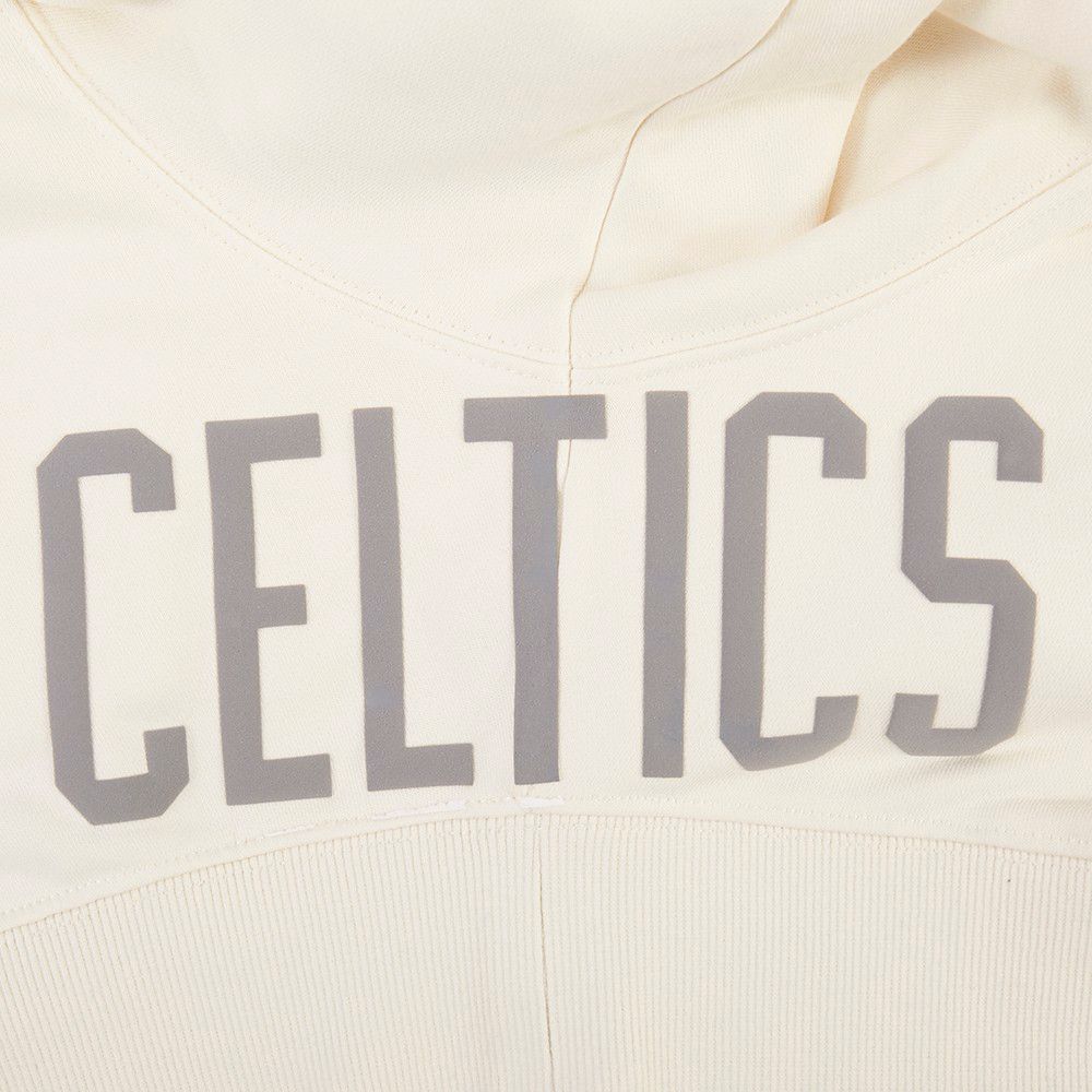 Pro Standard Women's Boston Celtics Off White Street Team Crewneck Sweatshirt product image