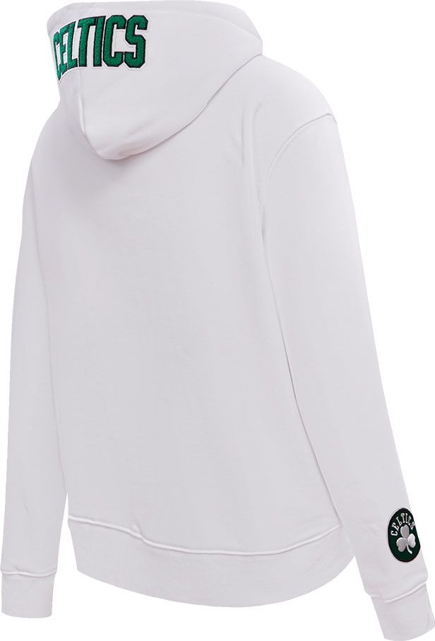 Pro Standard Women's Boston Celtics White Fleece Pullover Hoodie product image