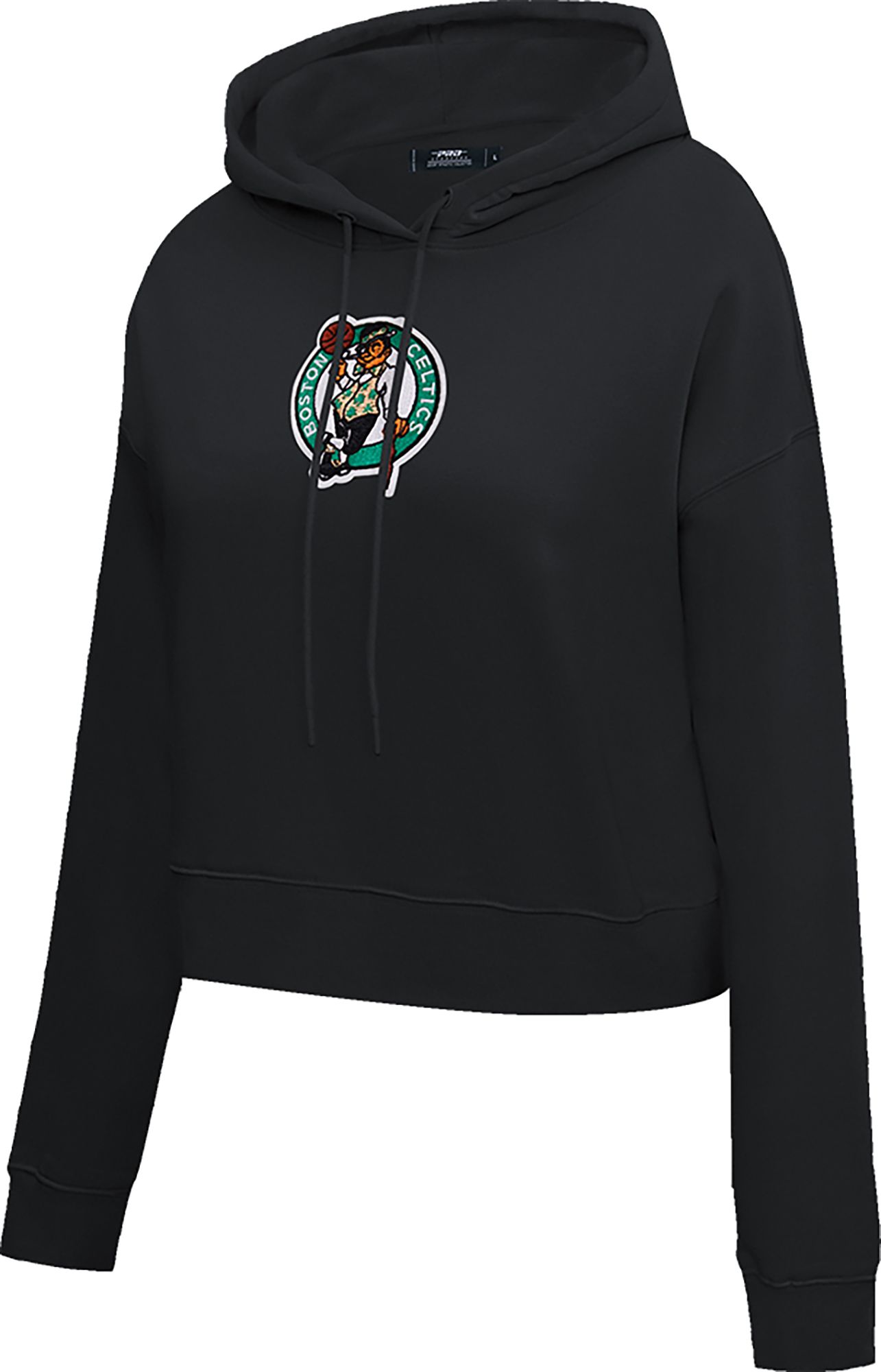 Pro Standard Women's Boston Celtics Black Cropped Fleece Pullover Hoodie product image