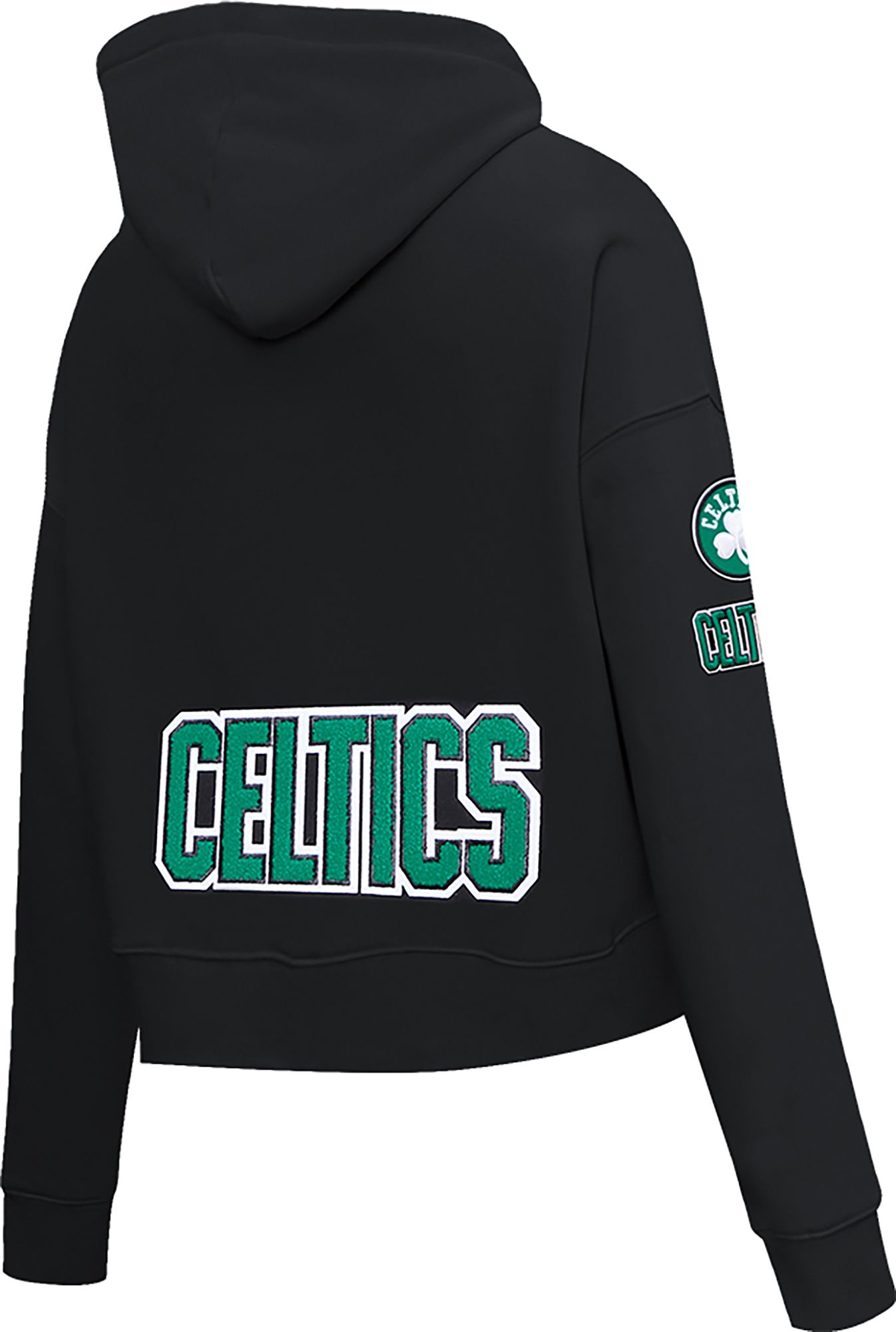 Pro Standard Women's Boston Celtics Black Cropped Fleece Pullover Hoodie product image