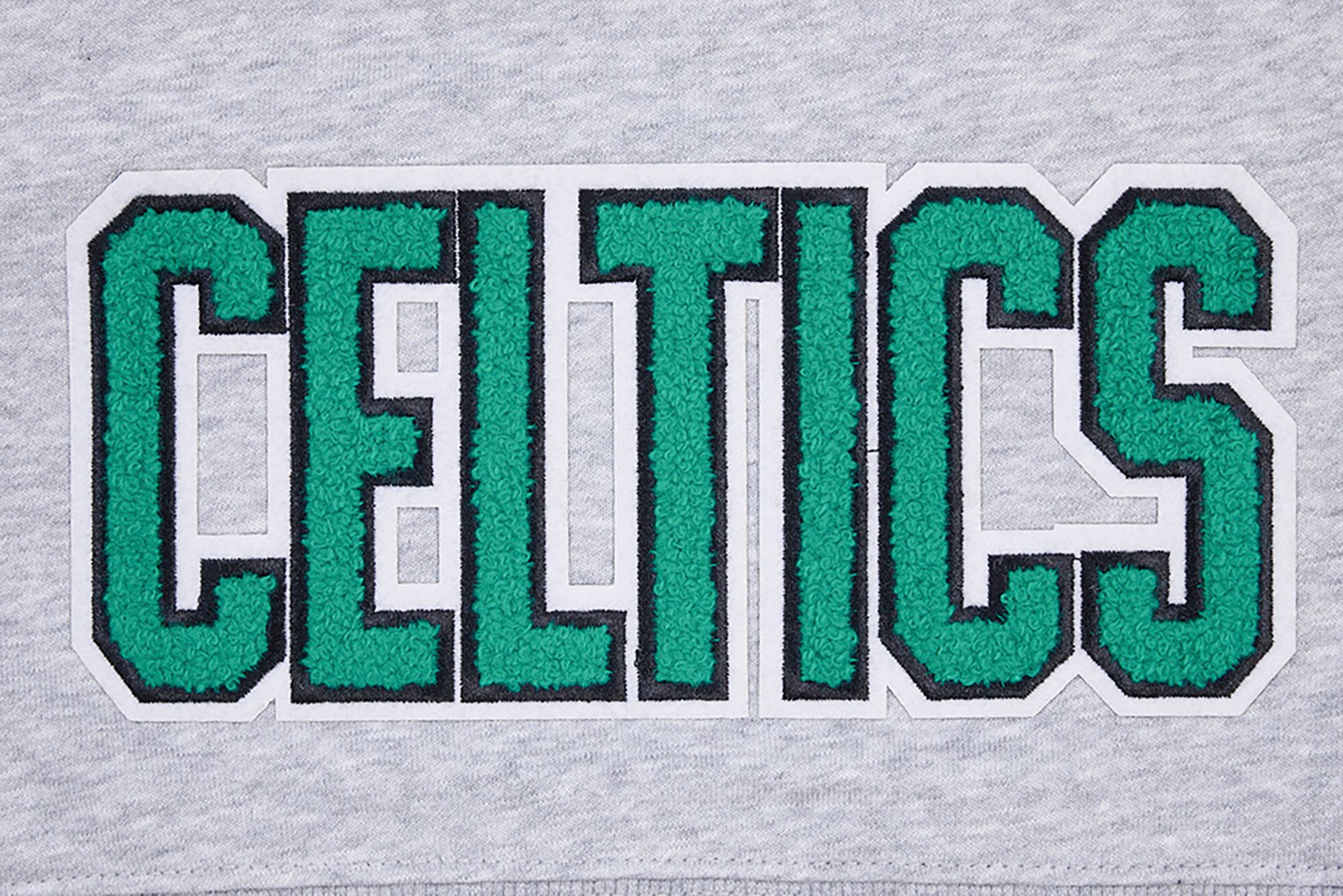 Pro Standard Women's Boston Celtics Grey Cropped Fleece Pullover Hoodie product image