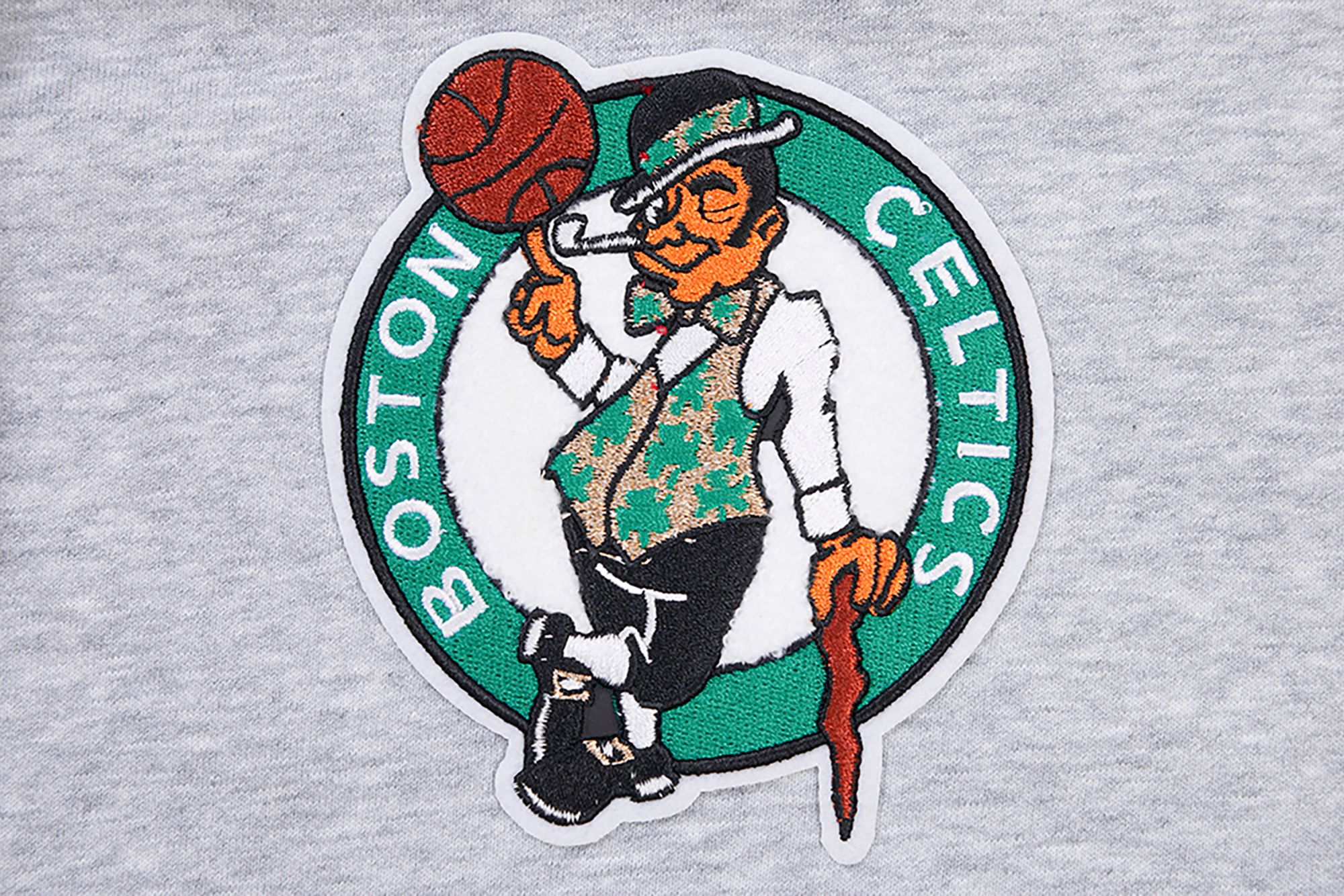 Pro Standard Women's Boston Celtics Grey Cropped Fleece Pullover Hoodie product image