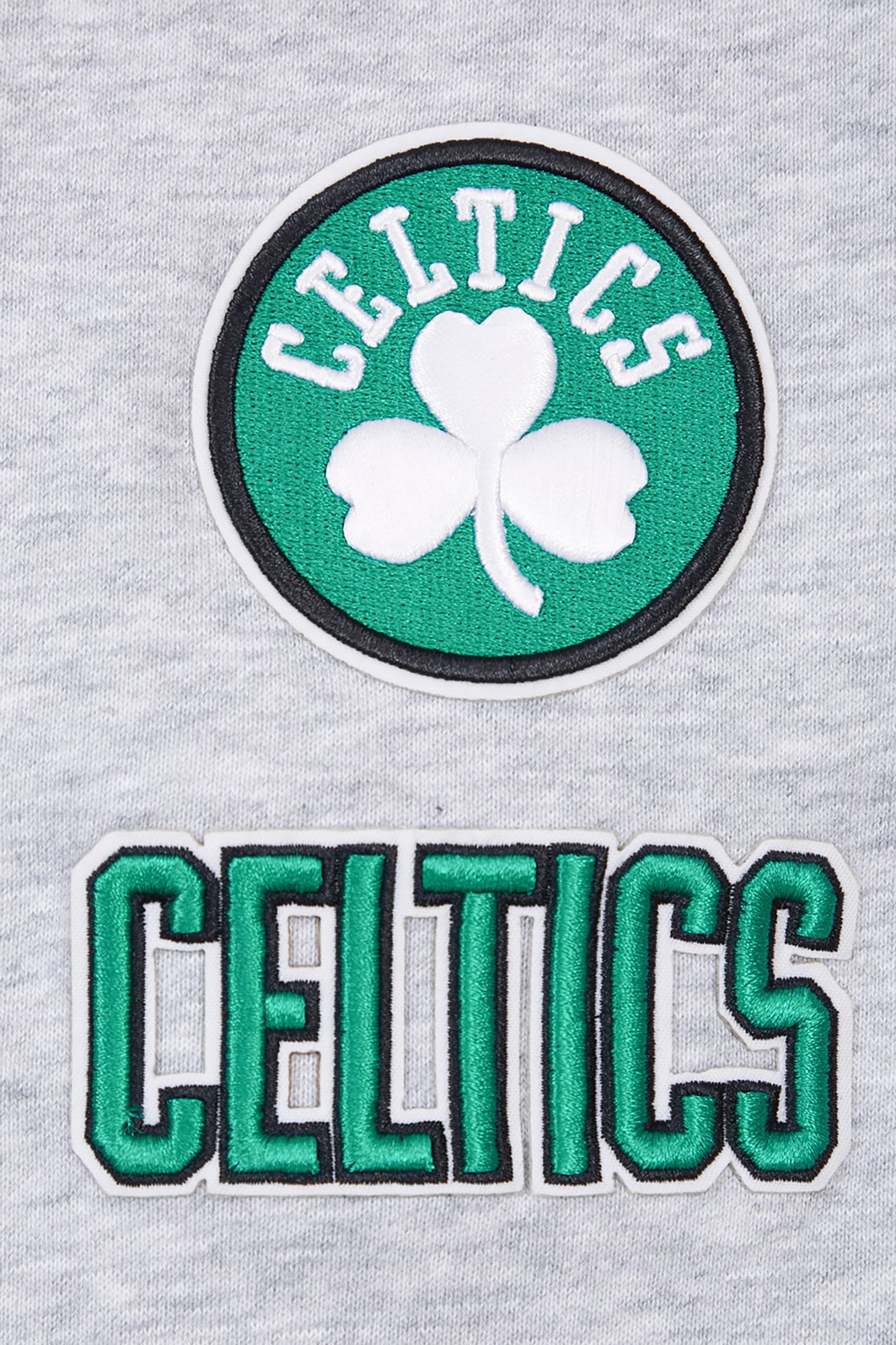 Pro Standard Women's Boston Celtics Grey Cropped Fleece Pullover Hoodie product image