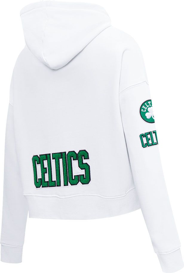 Pro Standard Women's Boston Celtics Cropped Fleece Pullover Hoodie product image