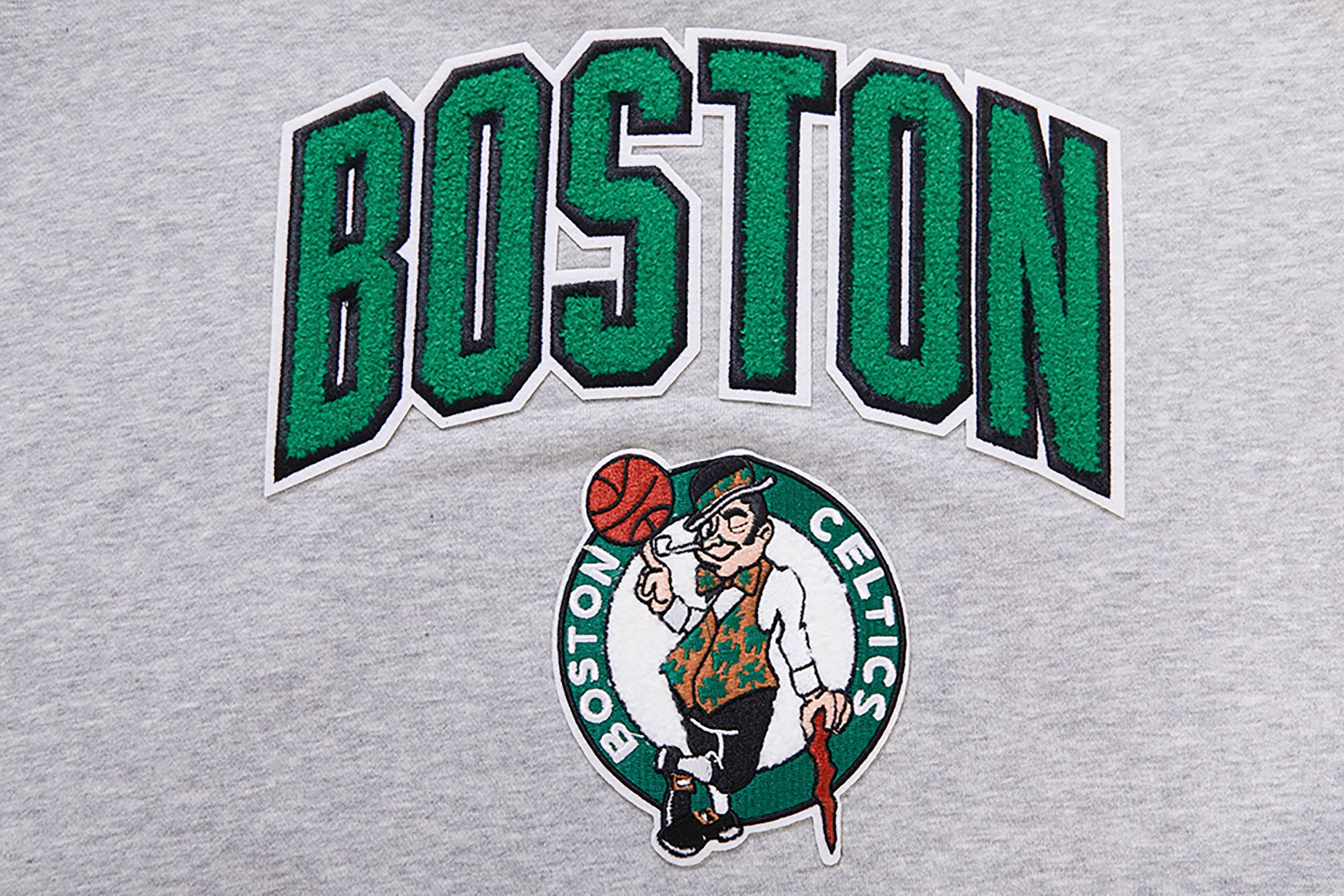 Pro Standard Women's Boston Celtics Grey Fleece Crewneck Sweater product image