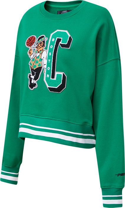 Pro Standard Women's Boston Celtics Mashup Fleece Crewneck Sweatshirt product image