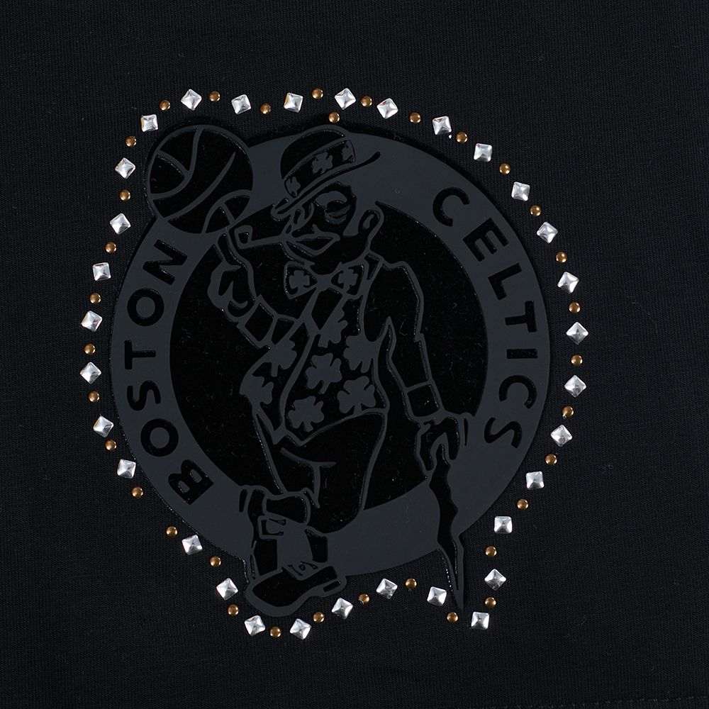 Pro Standard Women's Boston Celtics Black Renegade Boxy Long Sleeve Shirt product image