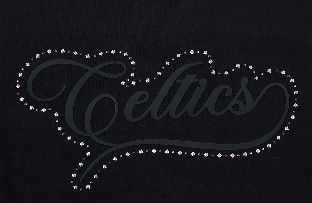 Pro Standard Women's Boston Celtics Black Renegade Boxy Long Sleeve Shirt product image