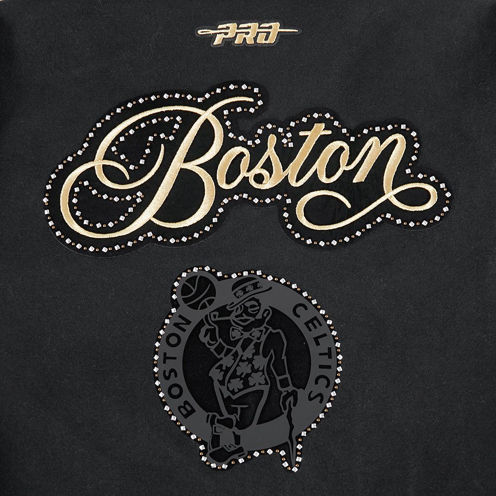 Pro Standard Women's Boston Celtics Black Renegade Wool Jacket product image