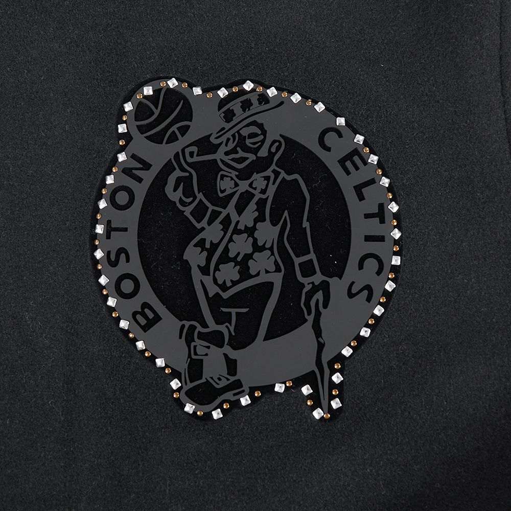 Pro Standard Women's Boston Celtics Black Renegade Wool Jacket product image