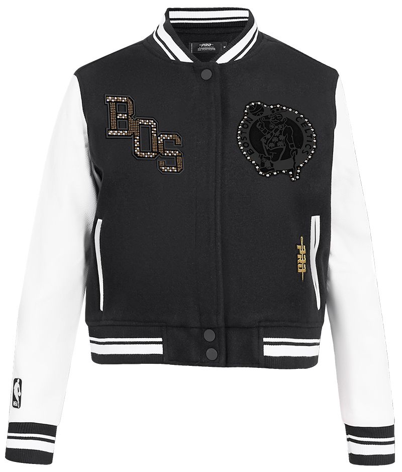 Pro Standard Women's Boston Celtics Black Renegade Wool Jacket product image