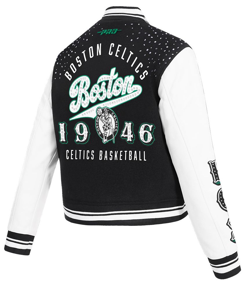 Pro Standard Women's Boston Celtics Black Legacy Varsity Jacket product image