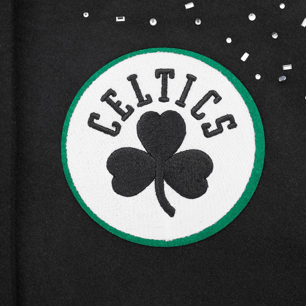 Pro Standard Women's Boston Celtics Black Legacy Varsity Jacket product image