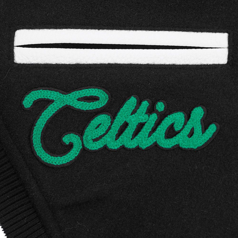 Pro Standard Women's Boston Celtics Black Legacy Varsity Jacket product image