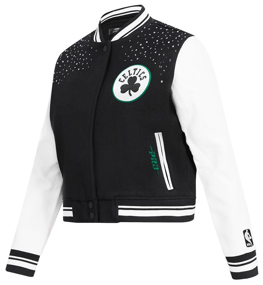 Pro Standard Women's Boston Celtics Black Legacy Varsity Jacket product image
