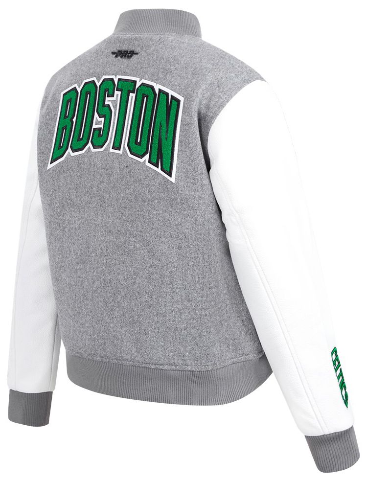 Pro Standard Women's Boston Celtics Grey Classic Varsity Jacket product image
