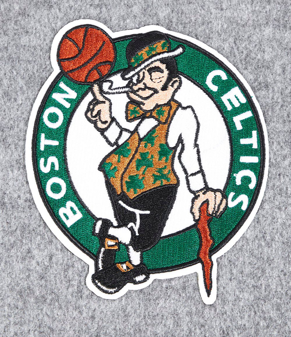 Pro Standard Women's Boston Celtics Grey Classic Varsity Jacket product image