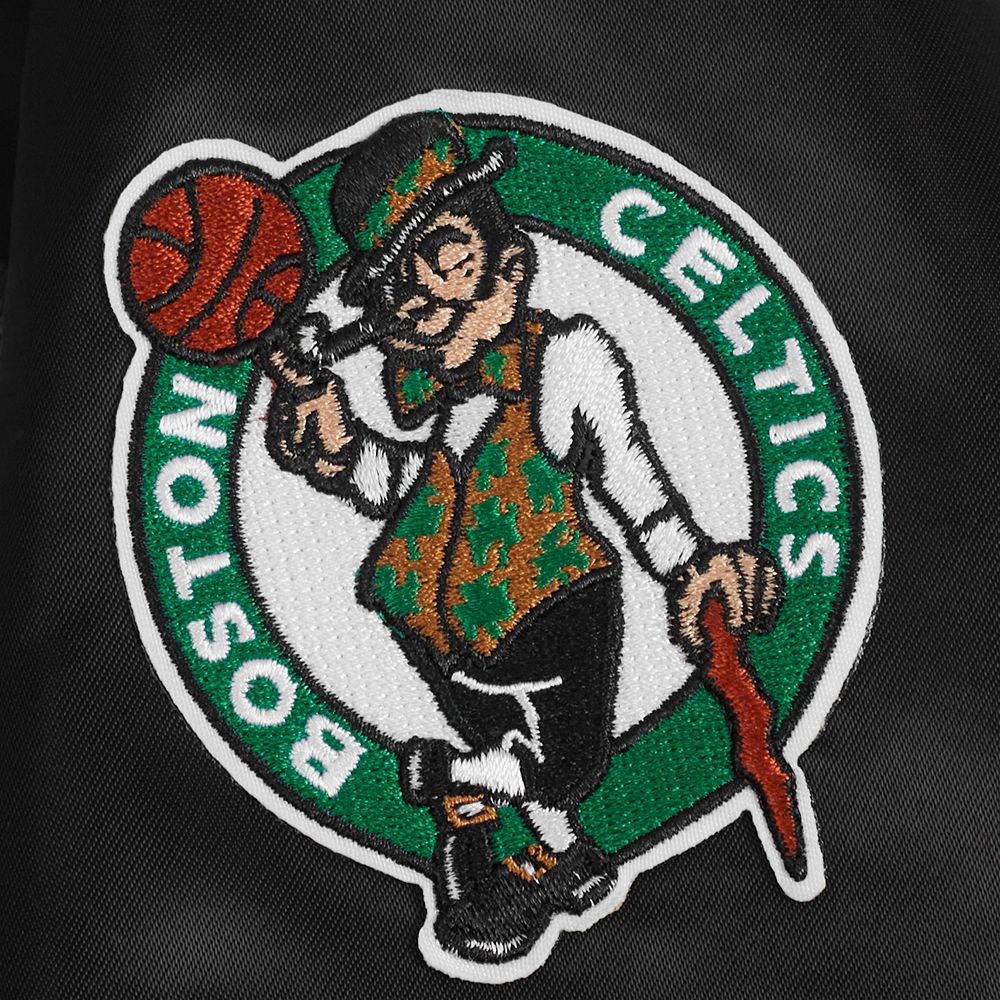 Pro Standard Women's Boston Celtics Black Satin Jacket product image