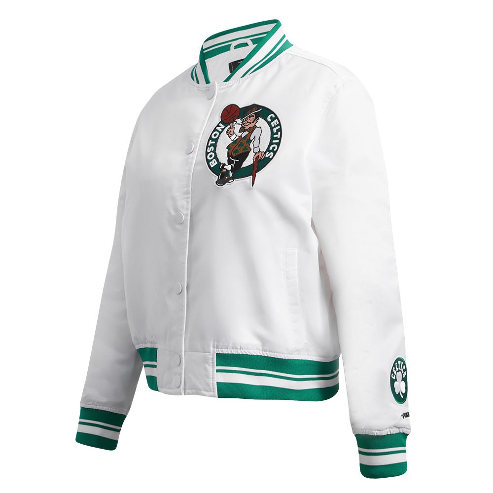 Pro Standard Women's Boston Celtics Mashup Satin Jacket Dick's