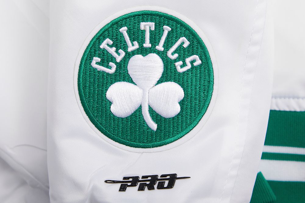 Pro Standard Women's Boston Celtics Mashup Satin Jacket product image