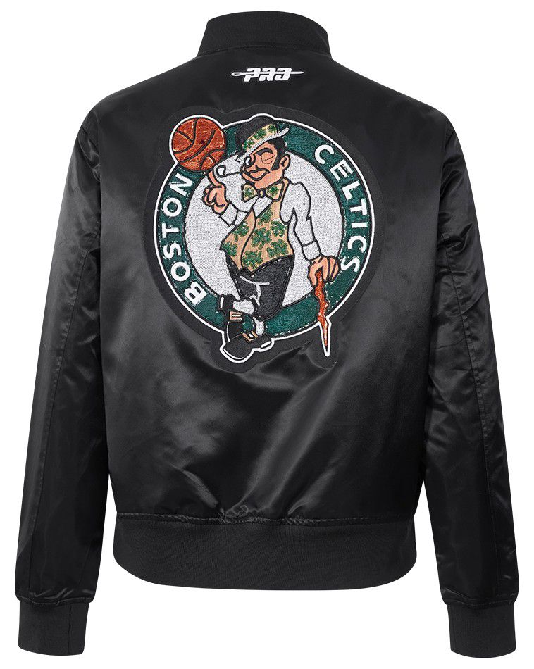 Pro Standard Women's Boston Celtics Black Game Day Classics Satin Jacket product image