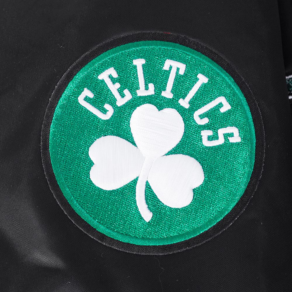 Pro Standard Women's Boston Celtics Black Game Day Classics Satin Jacket product image