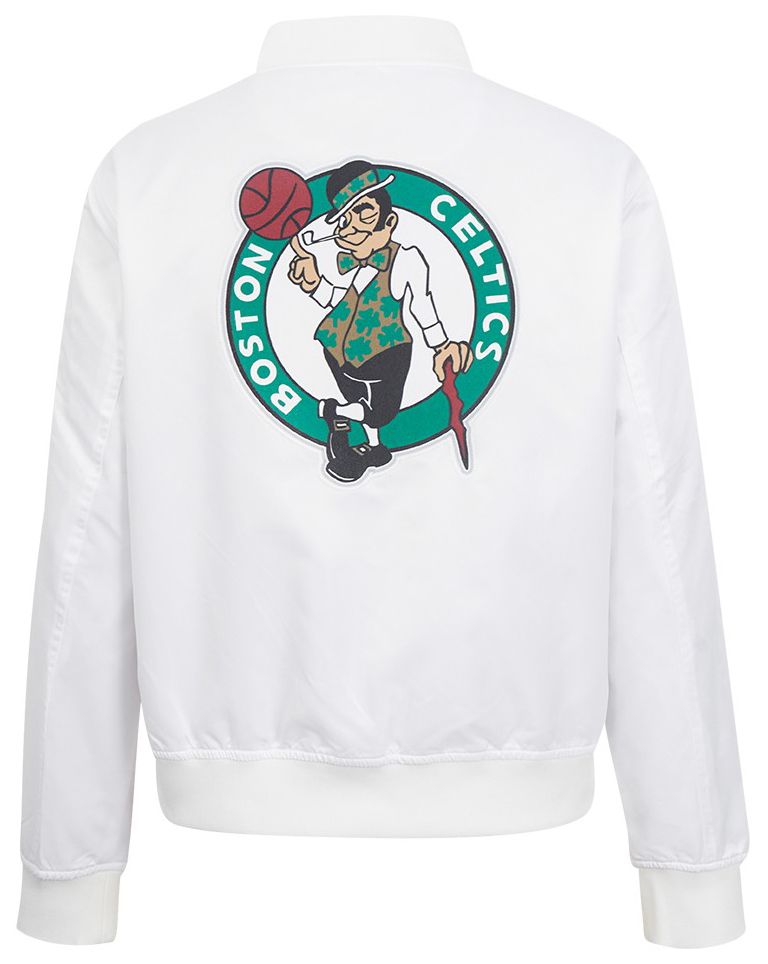 Pro Standard Women's Boston Celtics White Classic Satin Jacket product image