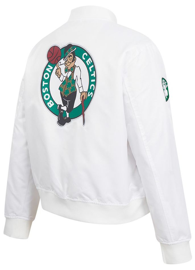 Pro Standard Women's Boston Celtics White Classic Satin Jacket product image