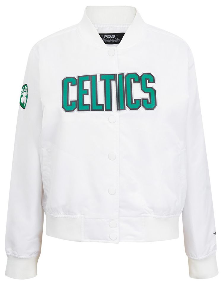 Pro Standard Women's Boston Celtics White Classic Satin Jacket product image