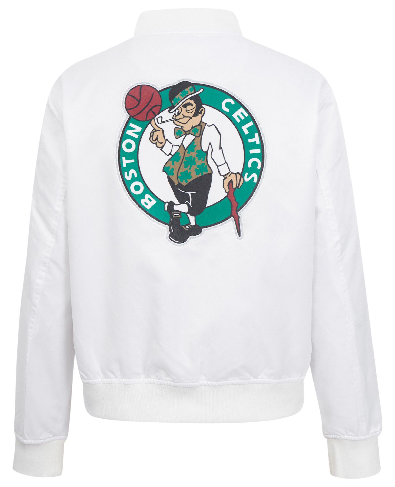Pro Standard Women's Boston Celtics Satin White Jacket product image
