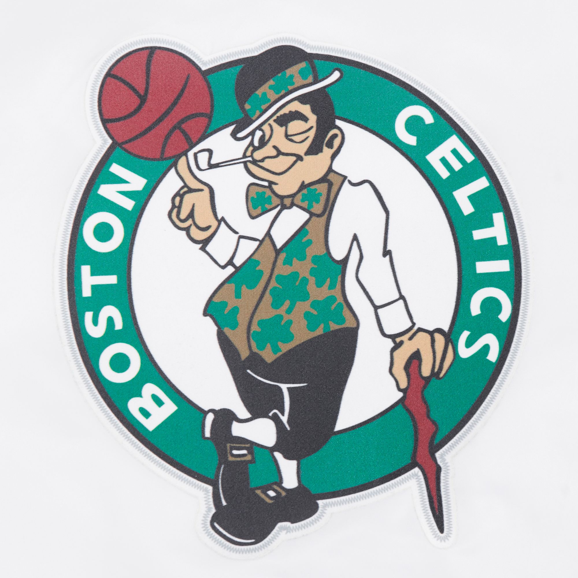 Pro Standard Women's Boston Celtics Satin White Jacket product image