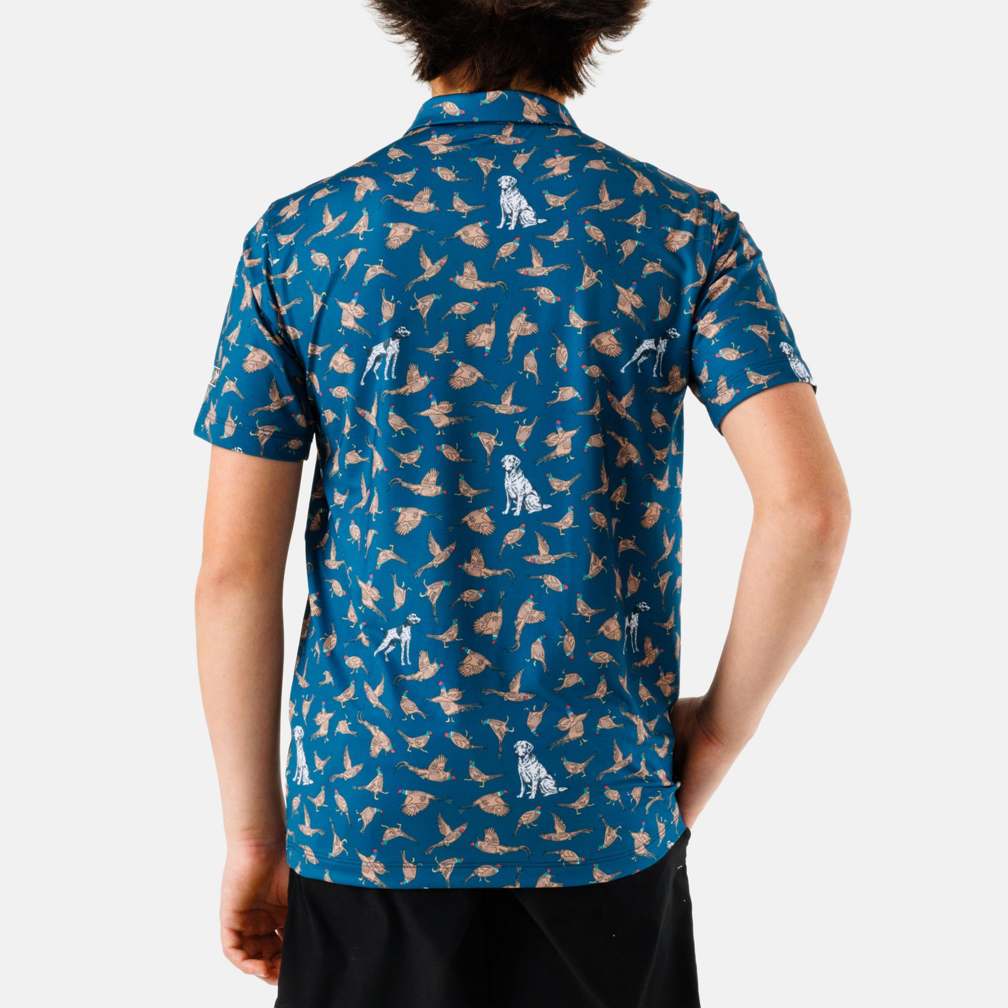 Waggle Boys' Bird Dog Golf Polo product image
