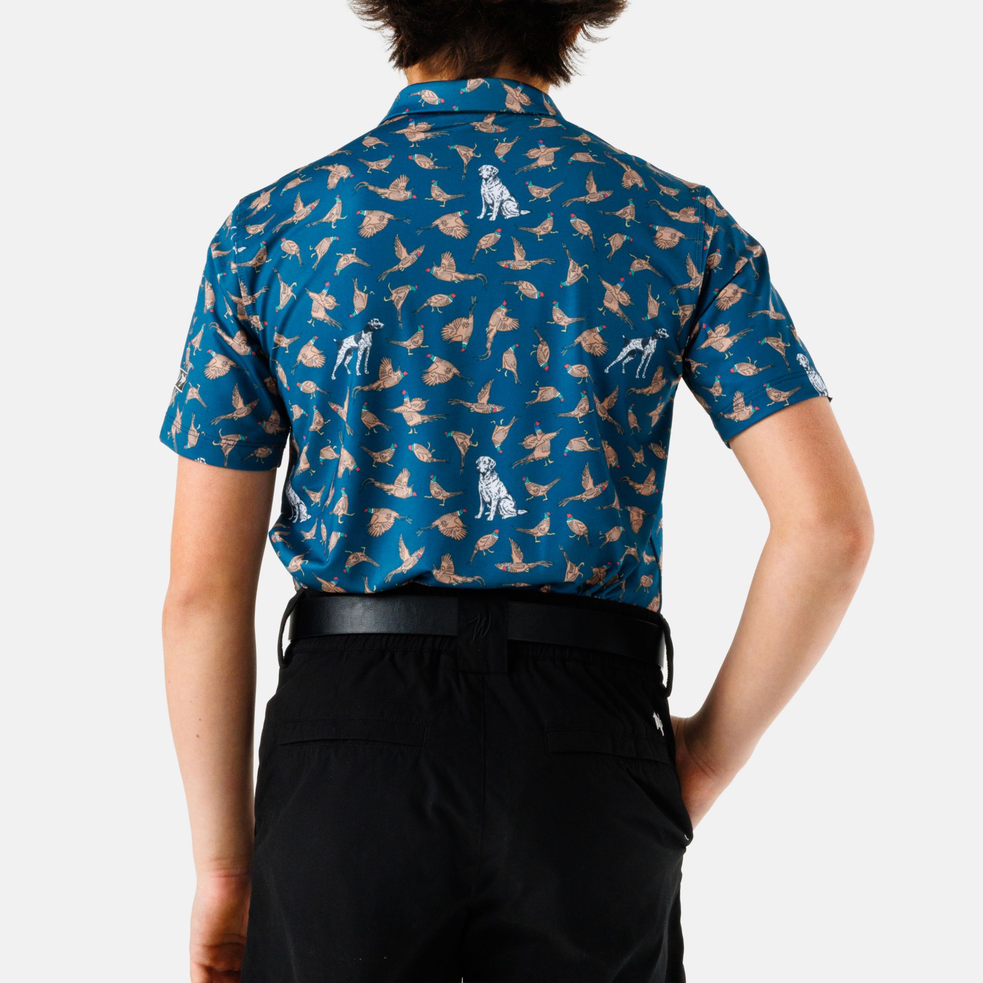Waggle Boys' Bird Dog Golf Polo product image