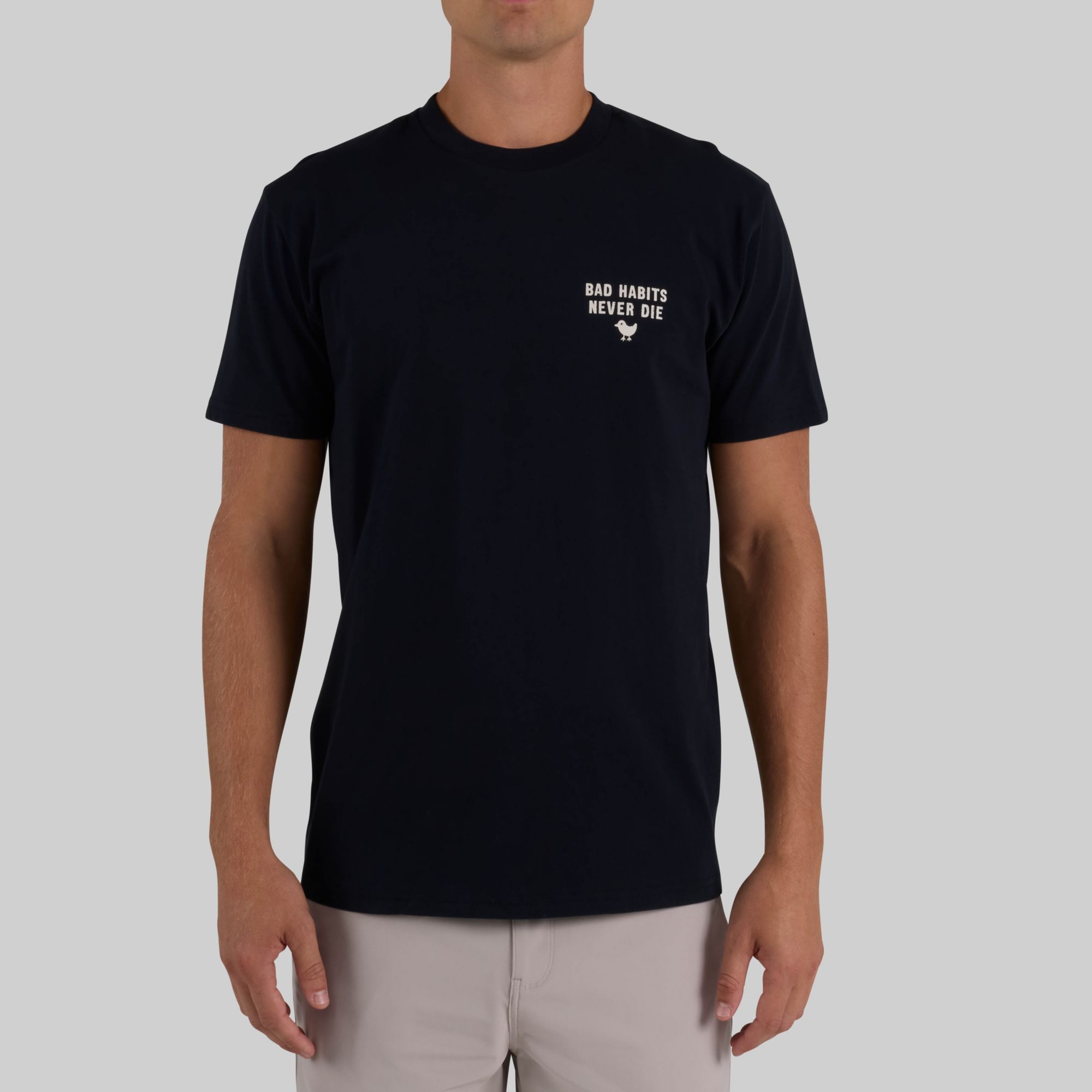 Bad Birdie Men's Bad Habits Never Die Graphic Golf T-Shirt product image
