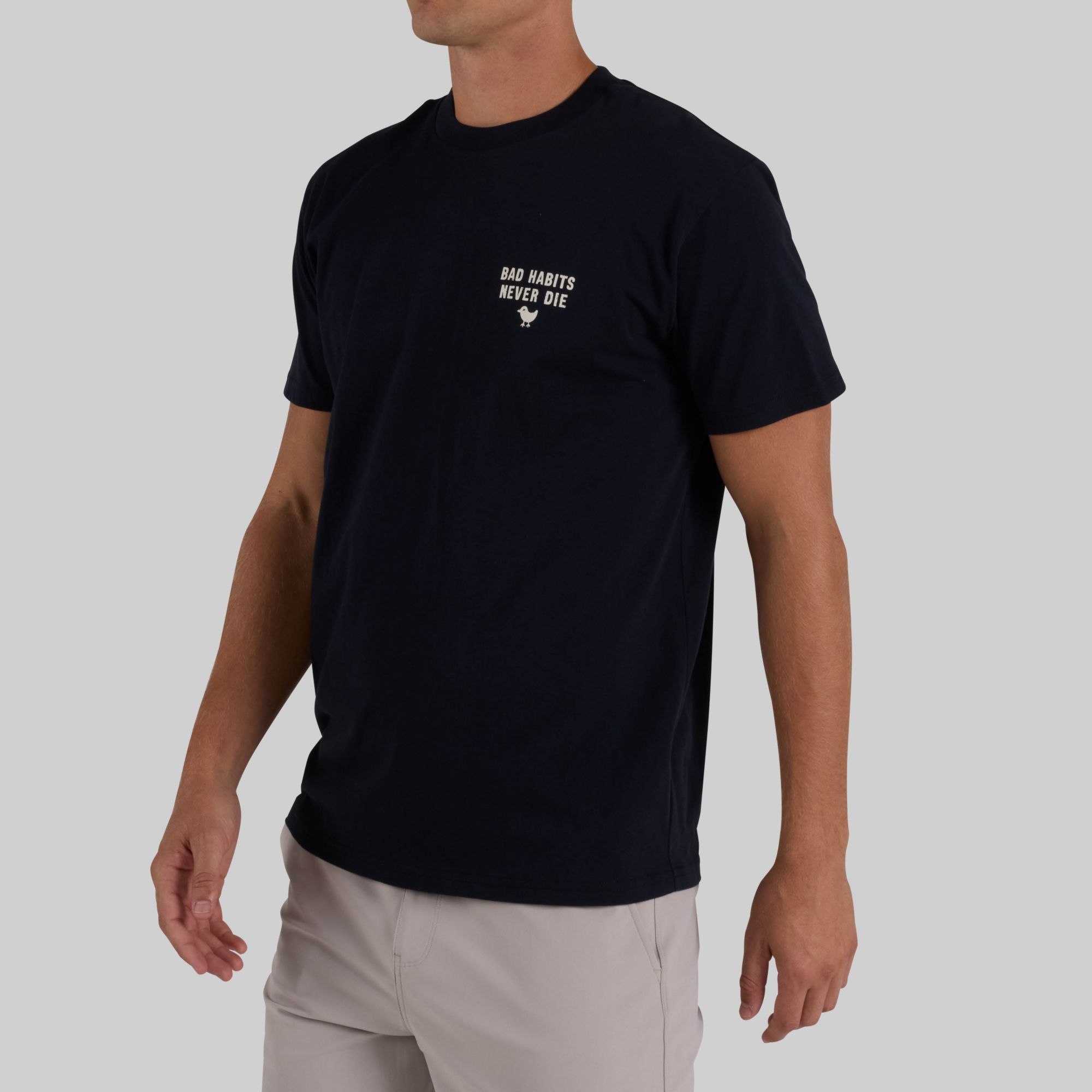 Bad Birdie Men's Bad Habits Never Die Graphic Golf T-Shirt product image