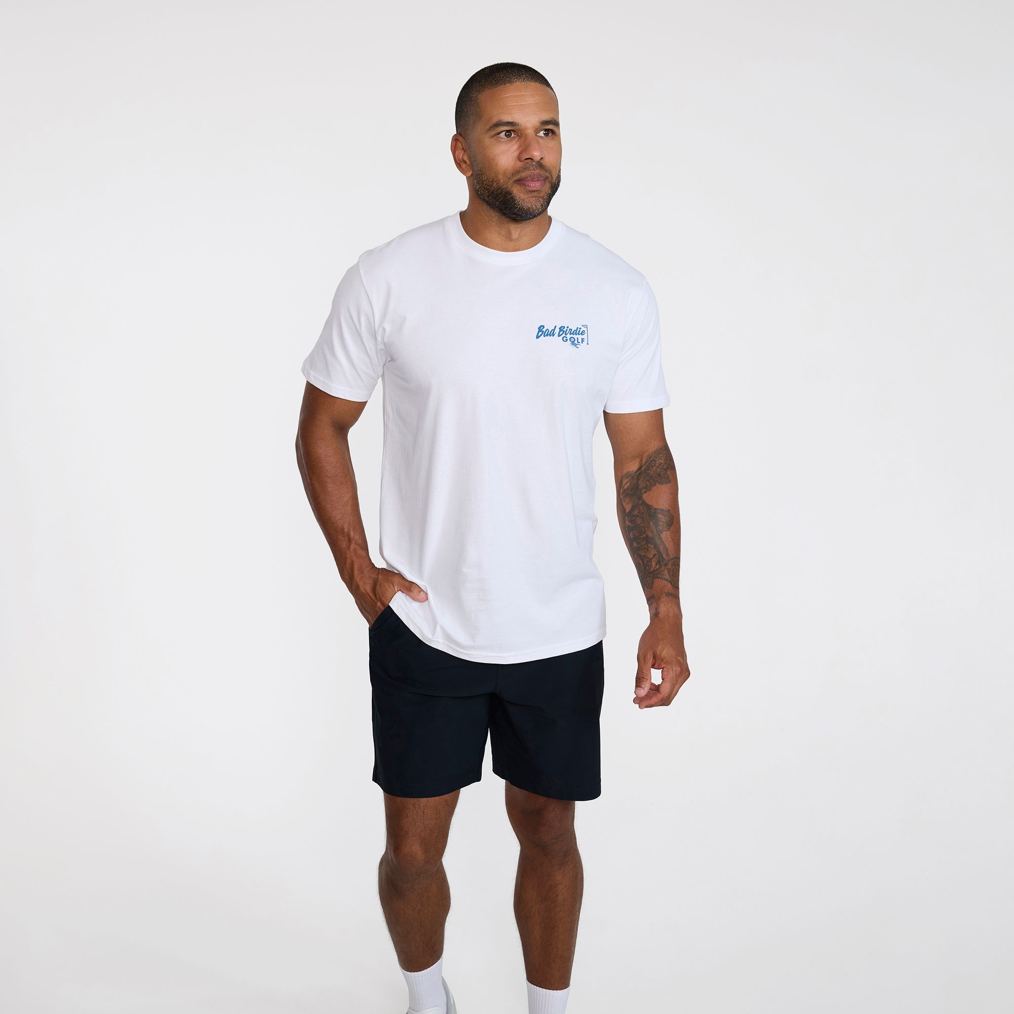 Bad Birdie Men's Sharp Swing Deadly Swing Golf Graphic T-Shirt product image