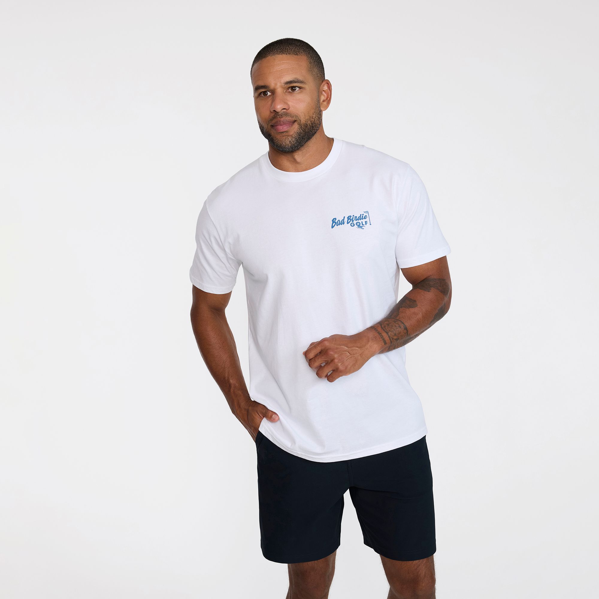 Bad Birdie Men's Sharp Swing Deadly Swing Golf Graphic T-Shirt product image