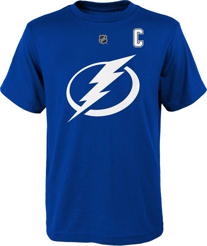  Outerstuff Steven Stamkos Tampa Bay Lightning #91 Kids Size 4-7  Captain Player Name & Number T-Shirt : Sports & Outdoors