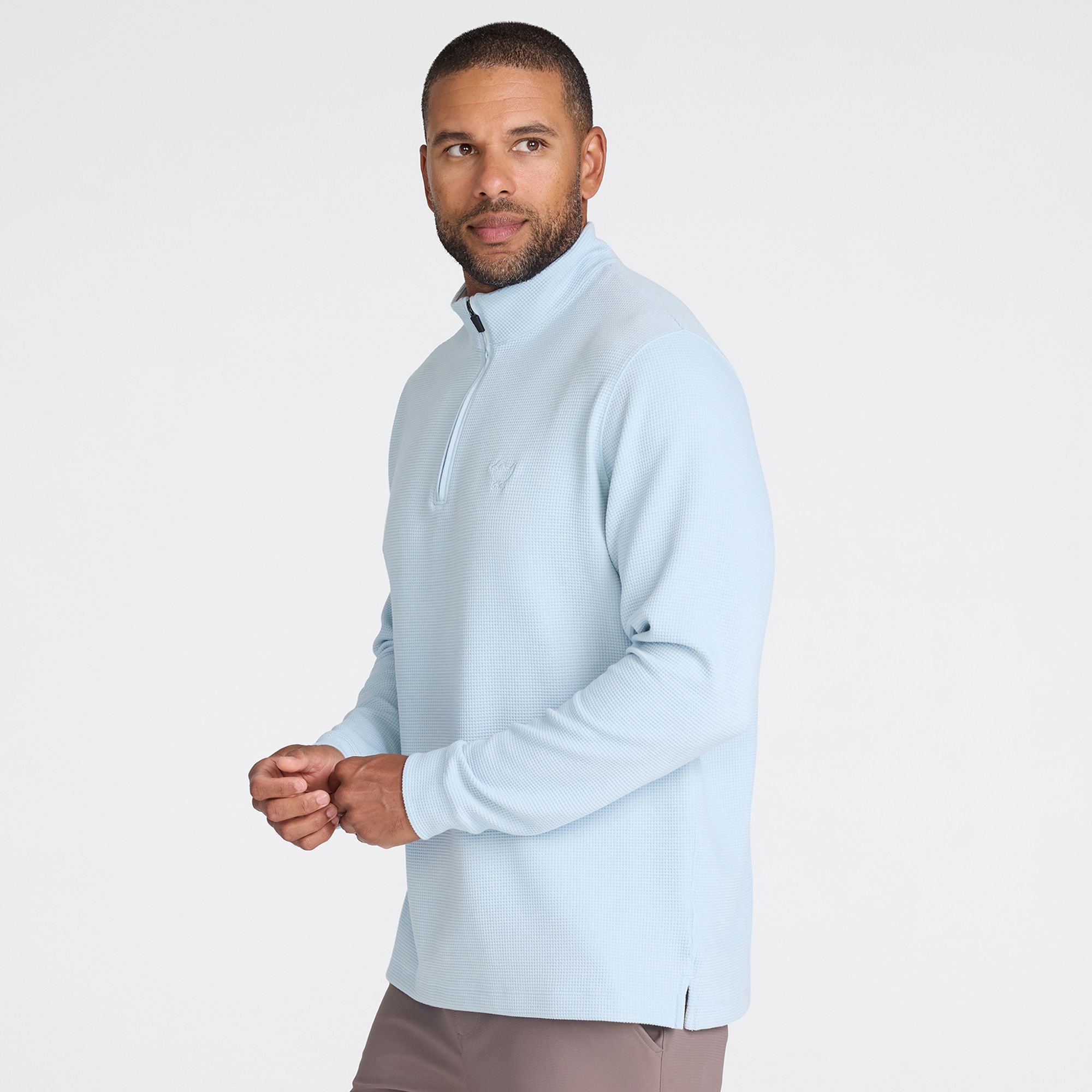 Bad Birdie Men's Waffle Golf ¼ Zip product image