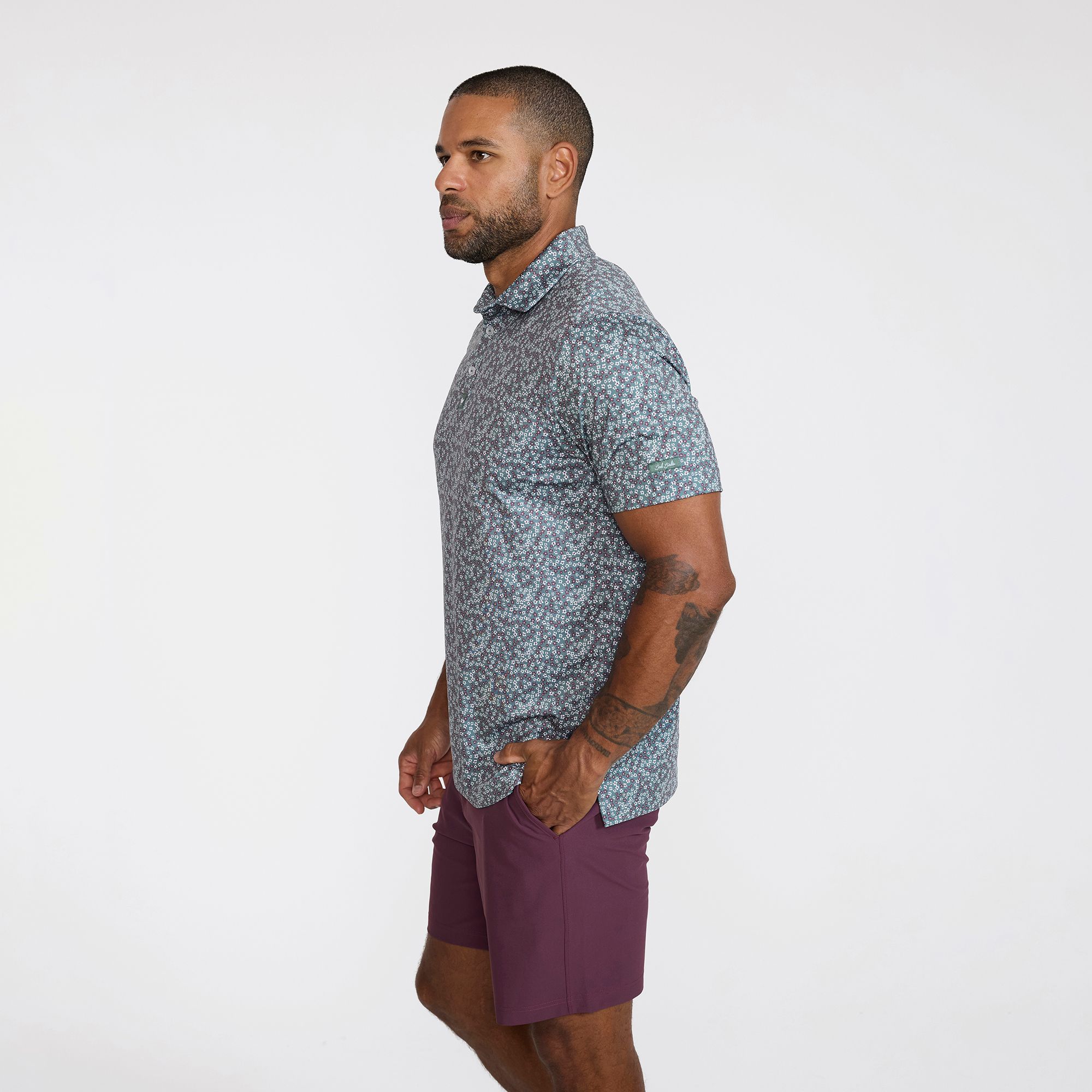 Bad Birdie Men's Ditsy Down Golf Polo product image