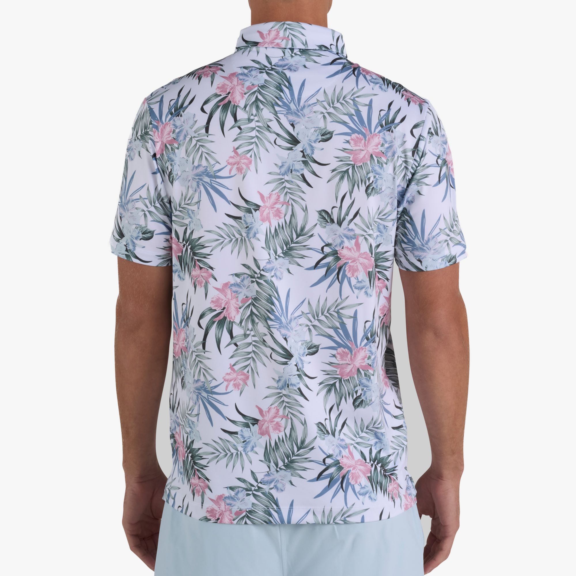 Bad Birdie Men's Blooming And Moving Core Performance Golf Polo product image