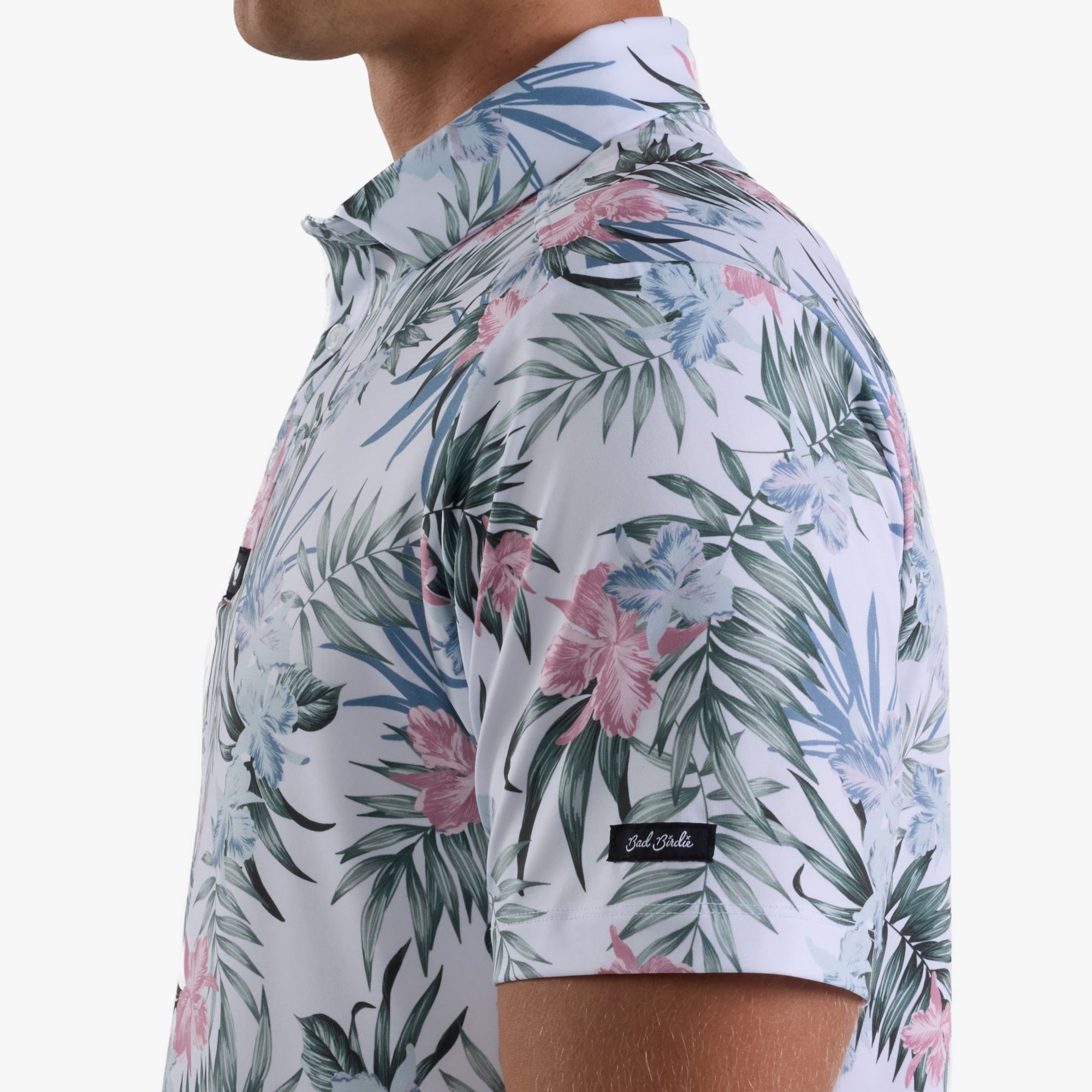 Bad Birdie Men's Blooming And Moving Core Performance Golf Polo product image