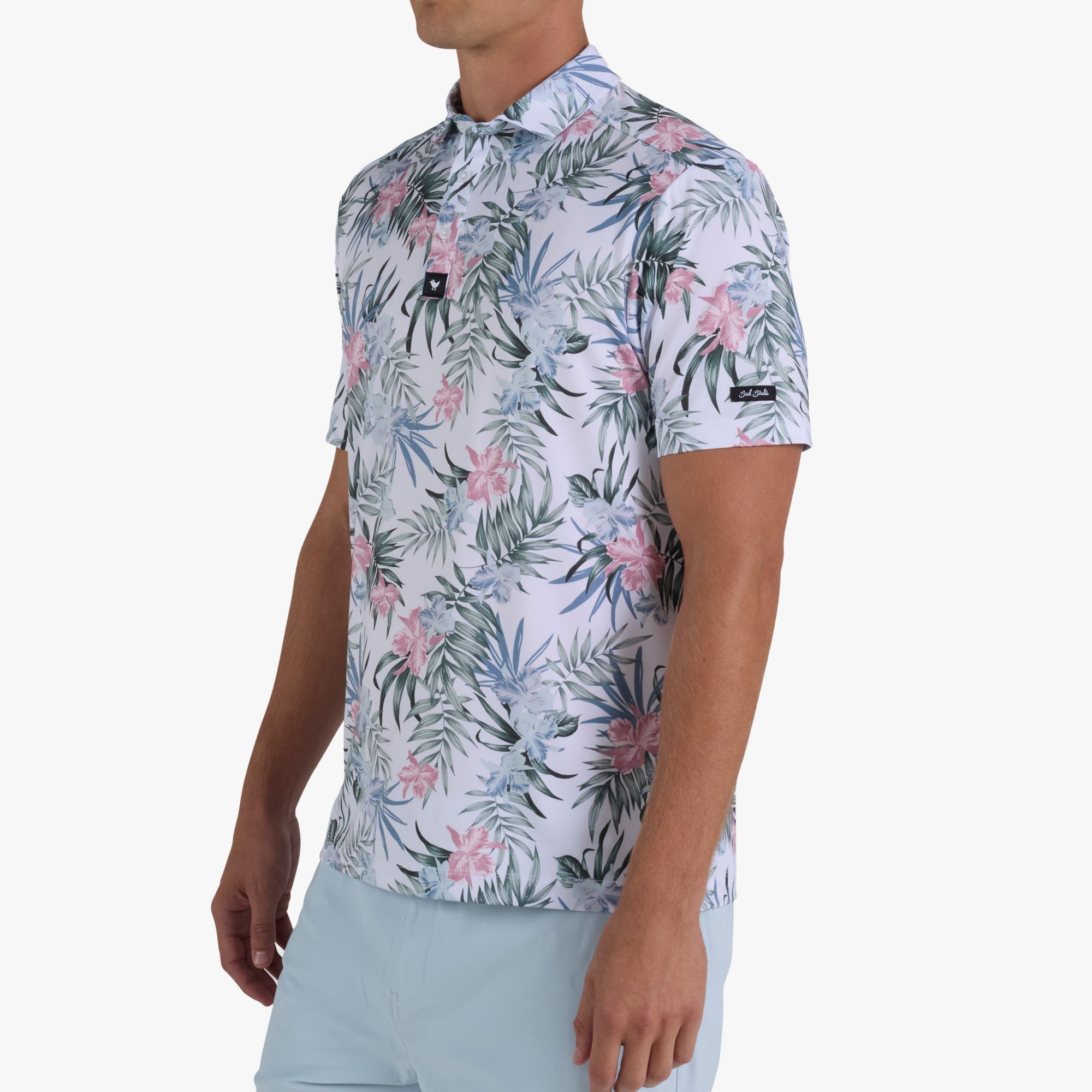 Bad Birdie Men's Blooming And Moving Core Performance Golf Polo product image