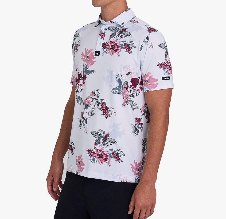 Bad Birdie Men's Go To The Garden Core Performance Golf Polo product image