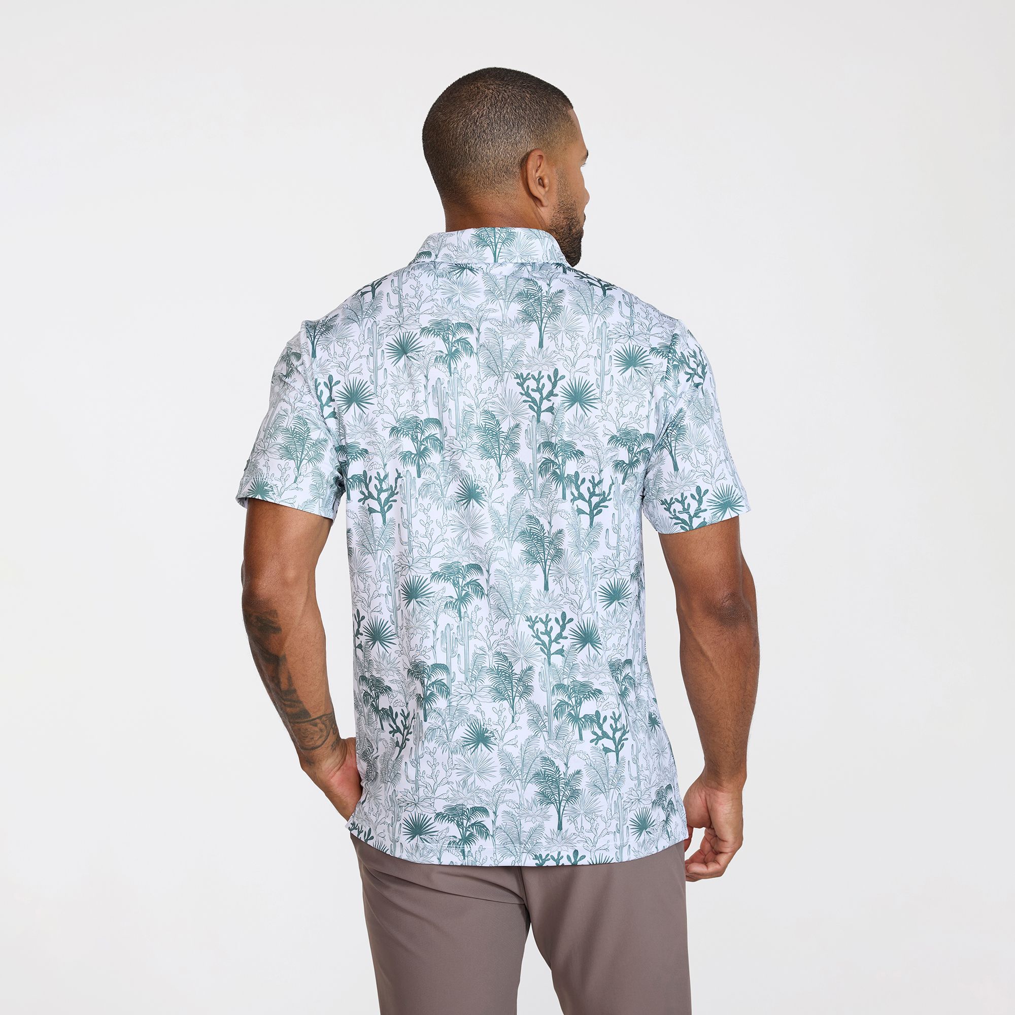 Bad Birdie Men's Cactus Jungle Core Performance Golf Polo product image