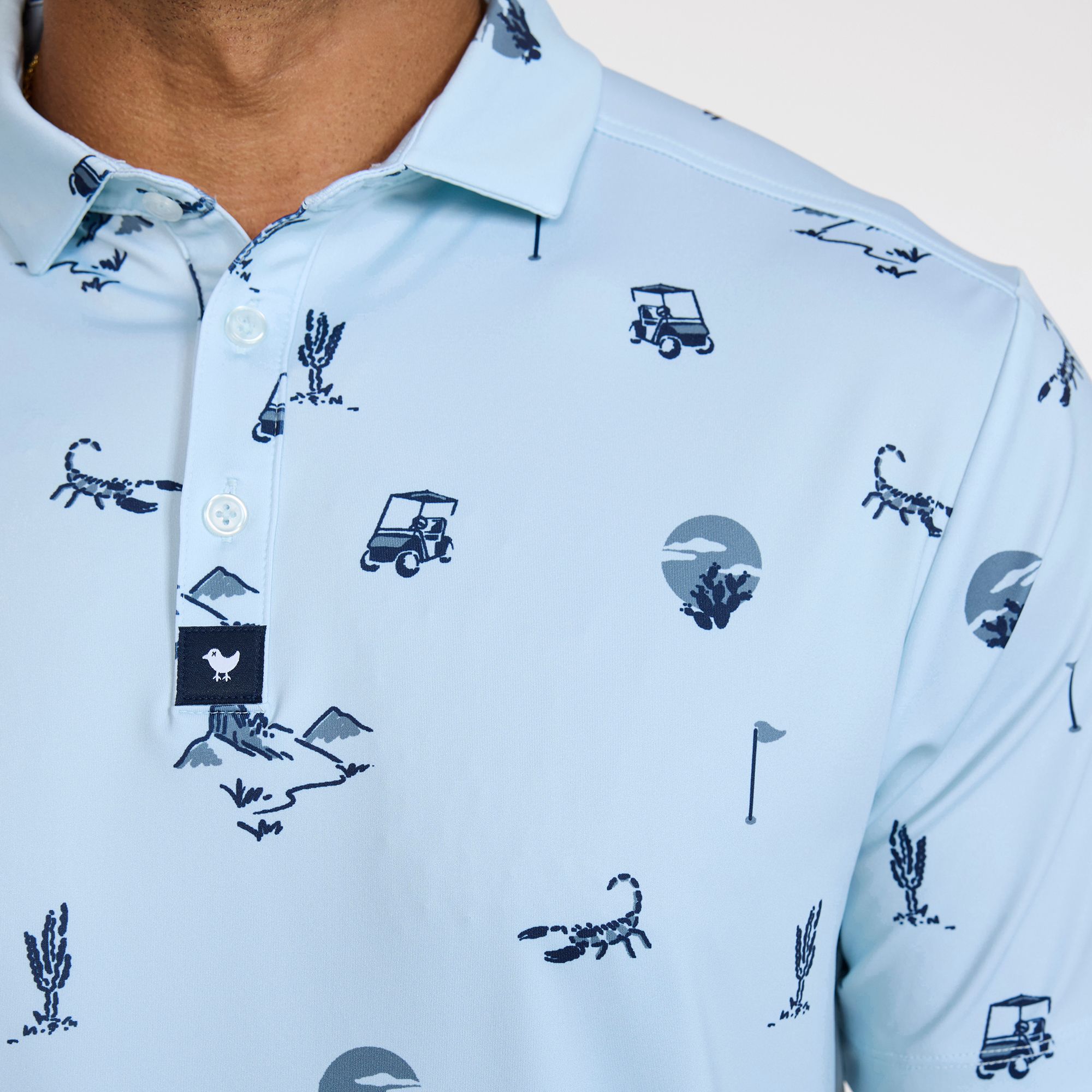 Bad Birdie Men's Desert Baddies Core Performance Golf Polo product image